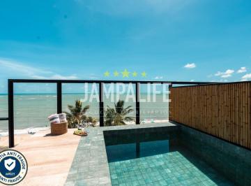 Apartamento · 64m² · 1 Quarto · Apartamento pé na areia - 1 quarto com Piscina privativa e Vista Mar