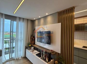 Apartamento · 47m² · 2 Quartos · 1 Vaga · Condomínio Villa Nova - PLANEJADOS, CLIMATIZAÇÃO E LAZER NO DIA A DIA