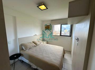 Apartamento · 43m² · 1 Quarto · 1 Vaga · Apartamento Quarto e Sala, 43m², Mobiliado com Vista Mar da praia de Cruz das Almas - Maceió Alagoas
