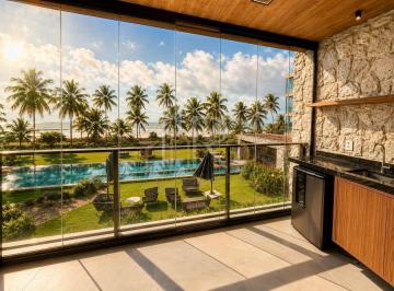 Apartamento · 80m² · 2 Quartos · 1 Vaga · Apartamento mobiliado para locação no Residencial Pétra - Frente Mar