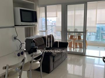 Foto 01 · Apartamento à venda no Brooklin Paulista, São Paulo-SP: 1 quarto, 1 banheiro, 1 vaga, 33m². Aproveit
