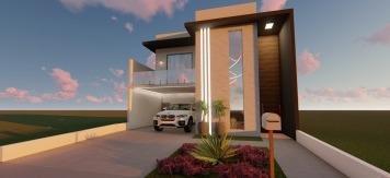Casa · 250m² · 3 Quartos · 4 Vagas · Casa para venda em Cajuru Do Sul de 250.00m² com 3 Quartos, 3 Suites e 4 Garagens
