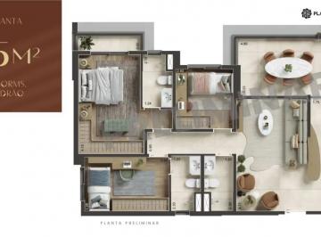 Apartamento · 85m² · 3 Quartos · 2 Vagas · Apartamento para venda em Alphaville Industrial de 85.00m² com 3 Quartos, 2 Suites e 2 Garagens