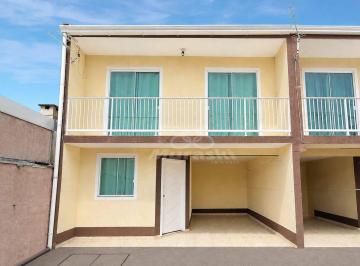 78aa569f7e8577b6e5e8915844f3a206232165b4 · Sobrado com 3 quartos à venda, 89 m² por R$ 450.000 - Coroados - Guaratuba/PR