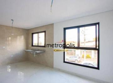 Cozinha / Sala · Sobrado com 2 dormitórios à venda, 100 m² por R$ 745.000,00 - Vila Alzira - Santo André/SP