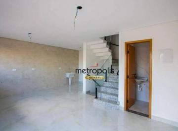 Sala / Cozinha · Sobrado com 2 dormitórios à venda, 100 m² por R$ 745.000,00 - Vila Alzira - Santo André/SP