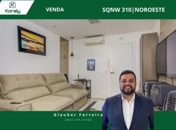 Apartamento de 1 quarto, Brasília · SQNW 310 – Apartamento Mobiliado com 1 quarto vista livre e Lazer Completo no Noroeste