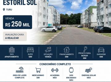 Apartamento de 2 quartos, São Luís · Apartamento no Turu a venda com suite - Estoril SOL