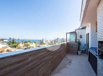 Apartamento · 86m² · 2 Quartos · 2 Vagas · Cobertura em Piratininga, Niterói/RJ de 86m² 2 quartos à venda por R$ 1.260.000,00