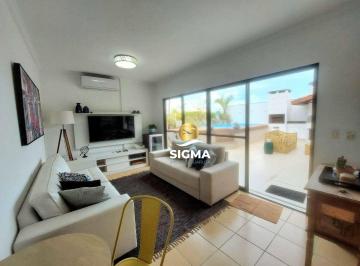 Apartamento · 163m² · 3 Quartos · 2 Vagas · Cobertura em Vila Júlia, Guarujá/SP de 163m² 3 quartos à venda por R$ 800.000,00