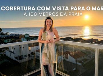 Apartamento · 189m² · 3 Quartos · 2 Vagas · Cobertura com jacuzzi à 100 metros da praia na Barra do Saí em Itapoá SC!
