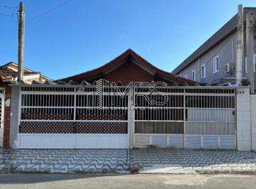 Casa · 150m² · 2 Quartos · 2 Vagas · Espaçosa Casa Geminada à Venda no Mirim, Praia Grande - 2 Quartos