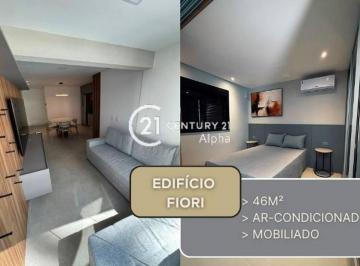 341097165320d6efe24a01c0aec400093da16dc4 · Apartamento com 1 dormitório para alugar, 46 m² por R$ 6.264,00/mês - Empresarial 18 do Forte - Baru