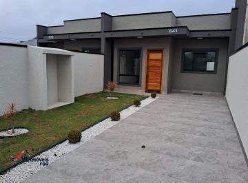 Casa · 70m² · 3 Quartos · 2 Vagas · Casa á venda com 3 quartos no Bairro Iguaçu em Fazenda Rio Grande - PR