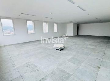 Comercial · 127m² · 3 Vagas · Sala Comercial para Alugar em Gonzaga, Santos – 127 m², 3 Vagas, Piso Elevado