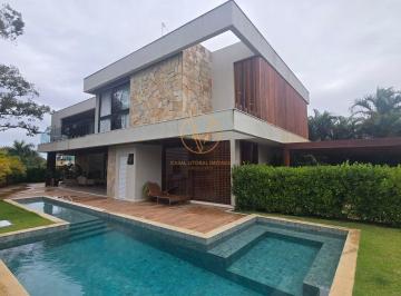 Casa · 520m² · 5 Quartos · 4 Vagas · Casa de Alto Padrão com 5 Suítes no Paraíso dos Lagos, Guarajuba – Porteira Fechada (Aceita Permuta)
