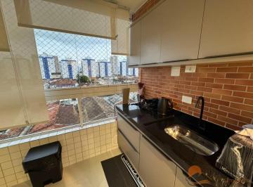 Apartamento · 58m² · 2 Quartos · 1 Vaga · Apartamento 2 Dormitórios com Suíte, 58m², 1 Vaga e Piscina na Guilhermina - Praia Grande/SP