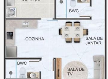 Casa · 79m² · 3 Quartos · 2 Vagas · Casa à venda no bairro Recanto Tropical - Cascavel/PR
