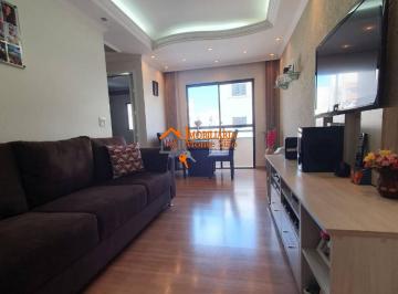 Apartamento · 61m² · 2 Quartos · 1 Vaga · Apartamento com 2 dormitórios à venda, 61 m² por R$ 325.000,00 - Macedo - Guarul
