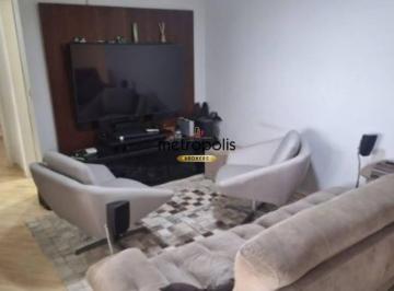 Sala de Estar · Apartamento com 3 dormitórios à venda, 80 m² por R$ 472.000,00 - Vila Apiaí - Santo André/SP