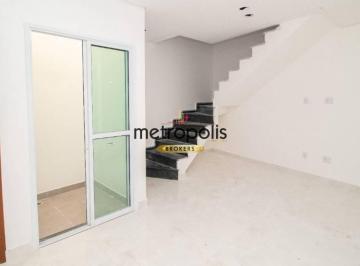 Sala · Sobrado com 3 dormitórios à venda, 72 m² por R$ 689.000,00 - Vila Helena - Santo André/SP