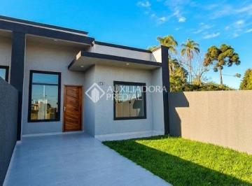 Casa · 60m² · 3 Quartos · 2 Vagas · EXCELENTE CASA DE 3 DORMITÓRIOS E EDÍCULA COM CHURRASQUEIRA NA FAZENDA RIO GRANDE