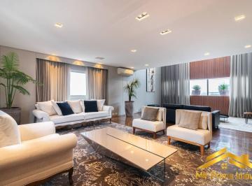 Apartamento · 505m² · 4 Quartos · 5 Vagas · Cobertura Penthouse Mobiliada de 505m² com Ofurô, Piscina e 5 Vagas