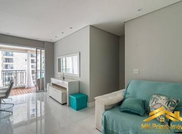Apartamento · 50m² · 1 Quarto · 1 Vaga · Apartamento Mobiliado com Design Único e Lazer de Clube – Alpha Park