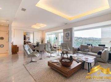 Apartamento · 284m² · 4 Quartos · 4 Vagas · Luxuoso Apartamento com Pé-Direito Alto, Terraço com Piscina e 4 Suítes