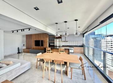 Apartamento de 1 quarto, São Paulo · Pin Home Design mobiliado | 71 m², 15º andar, varanda gourmet e 1 vaga