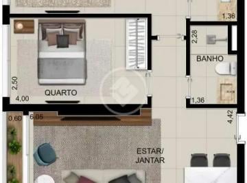 Apartamento · 71m² · 2 Quartos · 1 Vaga · Opus Gyro O2 RESERVA codigo: 127314