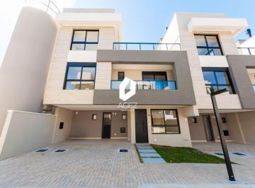 Casa · 160m² · 3 Quartos · 2 Vagas · Casa em Condomínio Fechado em Santa Felicidade, 3 Suítes e Ático com Terraço