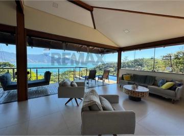 Casa · 400m² · 4 Quartos · 3 Vagas · Aluguel Casa alto padrão com vista mar , em Ilhabela, SP