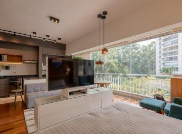 Apartamento · 50m² · 1 Quarto · 2 Vagas · Studio Impecável e Totalmente Mobiliado no Trix