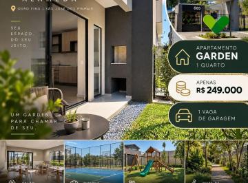 Apartamento · 45m² · 1 Quarto · 1 Vaga · Apartamento Garden de 1 Quarto com Churrasqueira– São José dos Pinhais