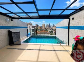 4ae76c32d8dd0b2b6873c63360d7bec4b7370575 · Cobertura à venda, 160 m² por R$ 1.300.000,00 - Campo Grande - Santos/SP