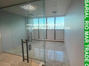 Foto 01 · Aluguel de Sala Comercial no Pina - Empresarial Rio Mar Trade Center: 1 sala, 1 banheiro, 1 vaga de