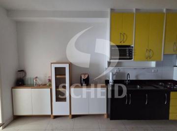 Apartamento · 40m² · 1 Quarto · 1 Vaga · Apartamento no Campo Grande, com 40 m², 1 suíte, cozinha, sala, andar baixo, 1 vaga e elevador.