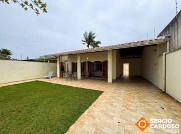 Casa · 130m² · 5 Quartos · 3 Vagas · CASA MOBILIADA EM FRENTE AO MAR COM AMPLO TERRENO! 5 QUARTOS ITANHAEM/SP