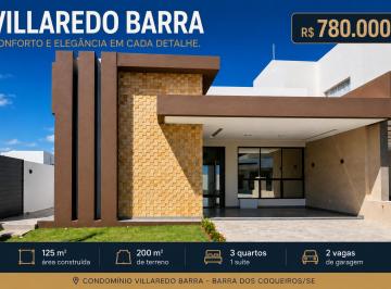 Casa de 3 quartos, Barra dos Coqueiros · Casa no Condomínio Villaredo Barra com 3 Quartos – Barra dos Coqueiros