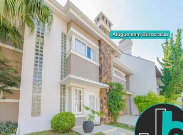 Foto 01 · Casa Triplex de Luxo 402m² Mobiliada para Alugar ou Vender em Condomínio em Santa Felicidade com 5 q