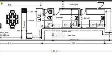 Casa · 91m² · 3 Quartos · 2 Vagas · Casa à venda, 3 quartos, 1 suíte, 2 vagas, Parque Novo Oratório - Santo André/SP
