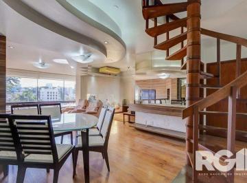 Apartamento · 272m² · 3 Quartos · 3 Vagas · Cobertura Semimobiliada,3 dorm e 3 vagas e elevador no Jardim Lindóia