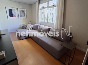 Sala de estar · Apartamento à venda na Serra com 3 quartos e suíte