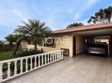 Casa · 167m² · 3 Quartos · 5 Vagas · CASA TÉRREA COM JARDIM E QUINTAL E TRES QUARTOS EM SANTA FELICIDADE