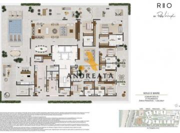 Apartamento · 1042m² · 6 Quartos · 3 Vagas · Venda de Cobertura com 6 quarto(s), 4 suíte(s), 1042 m², por R$ 61.5 milhões, no condomínio Riio By