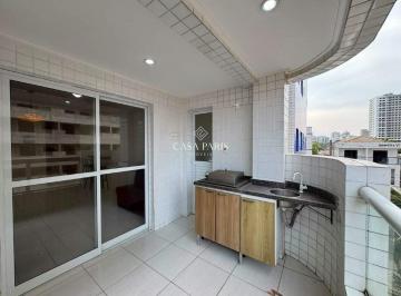 Apartamento · 69m² · 2 Quartos · 1 Vaga · Apartamento à venda na Guilhermina, Praia Grande – 2 dorms, 1 suíte