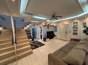 Casa · 200m² · 3 Quartos · 3 Vagas · Sobrado com 03 dormitórios à venda, 200 m² por R$ 1.600.000,00 - Jardim Monte Libano - Santo André/S