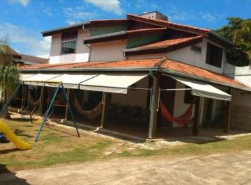 Casa · 475m² · 3 Quartos · 6 Vagas · Sobrado Rústico-Sofisticado de 475 m² com Piscina e Hidromassagem no Portal do Sabiá