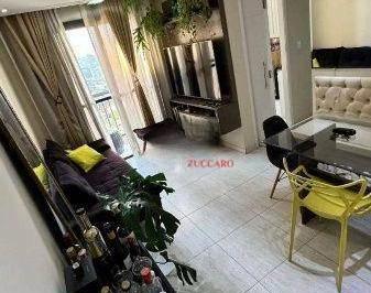 4d687f55406c0033c590a633ae9b3712c9e1acb6 · Apartamento com 2 dormitórios à venda, 50 m² por R$ 445.000,00 - Vila Rio de Janeiro - Guarulhos/SP